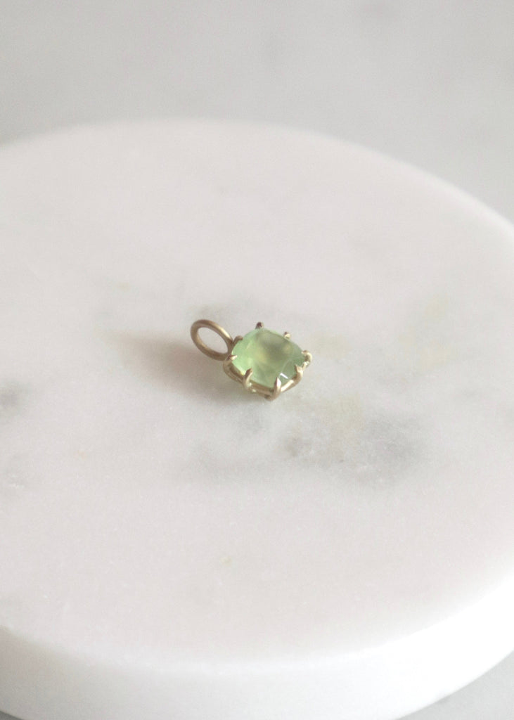 Erin Cuff Jewelry | Prehnite Basket Charm | 2.32ct