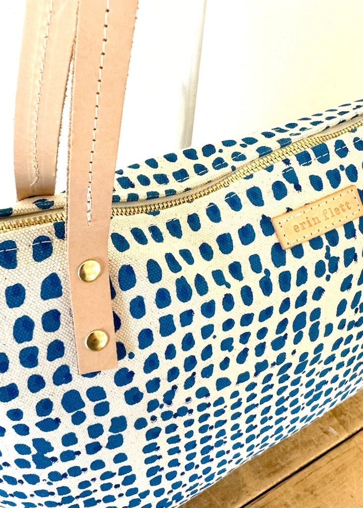 Erin Flett | Erin Medium Tote Bag | Royal Double Dot