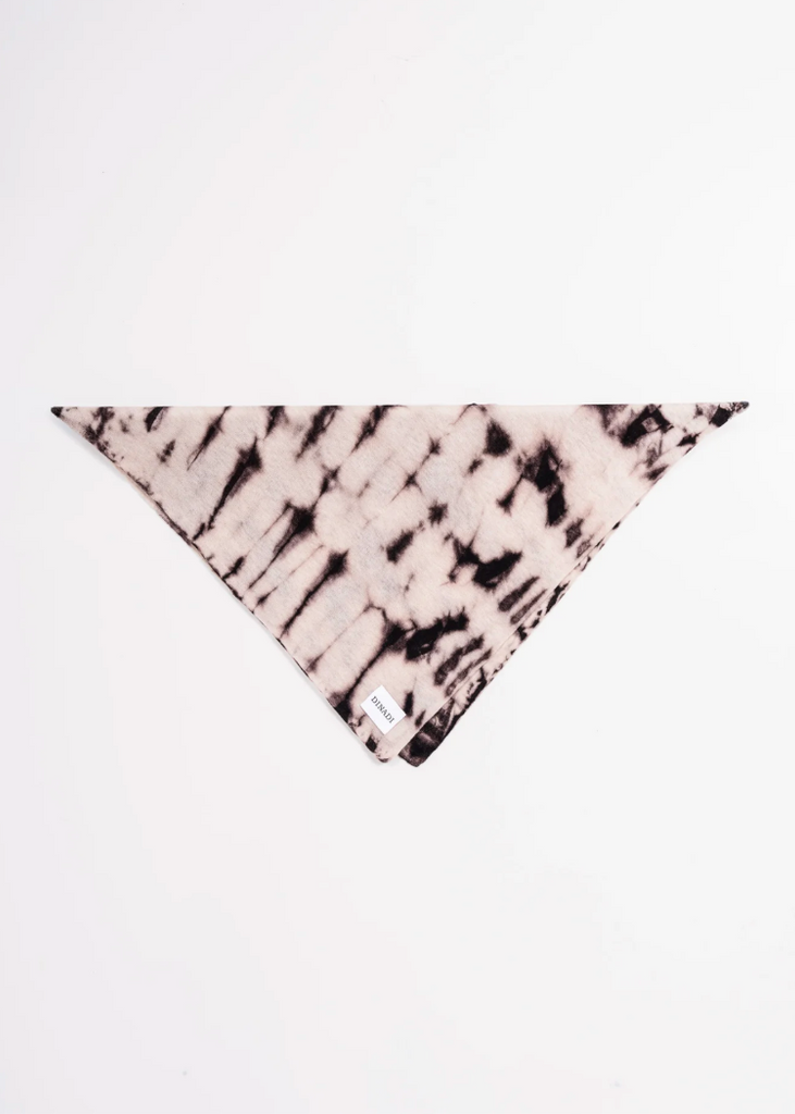 Dinadi | Merino Shibori Scarf | Espresso Brown