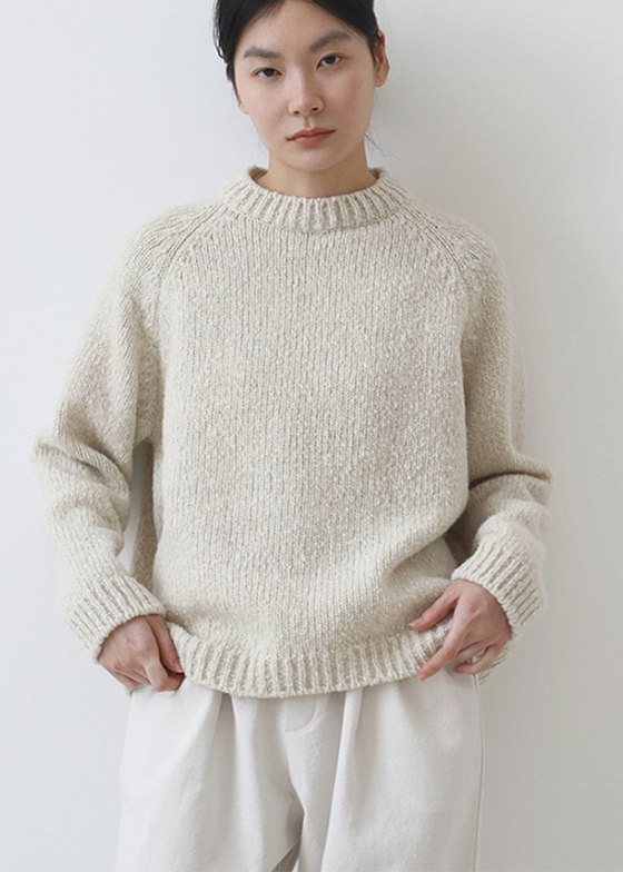 Evam Eva | Renew Wool Raglan Pullover