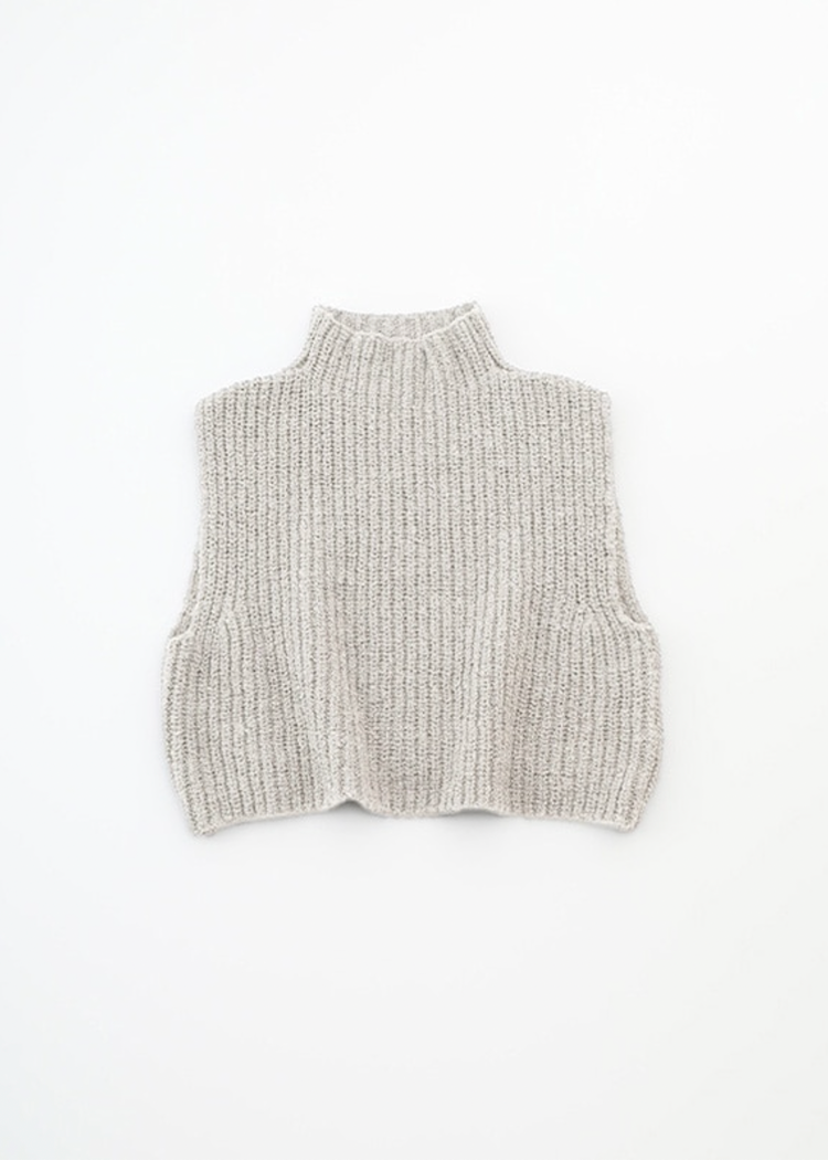 Evam Eva | Wool Alpaca Aze Vest - The Phoenix Evam Eva | Wool Alpaca Aze Vest - The Phoenix