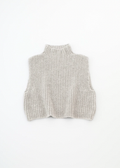 Evam Eva | Wool Alpaca Aze Vest - The Phoenix