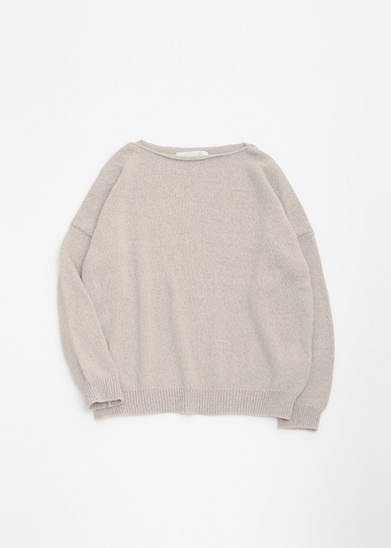 Evam Eva | Wool Lily Boat Neck Pullover