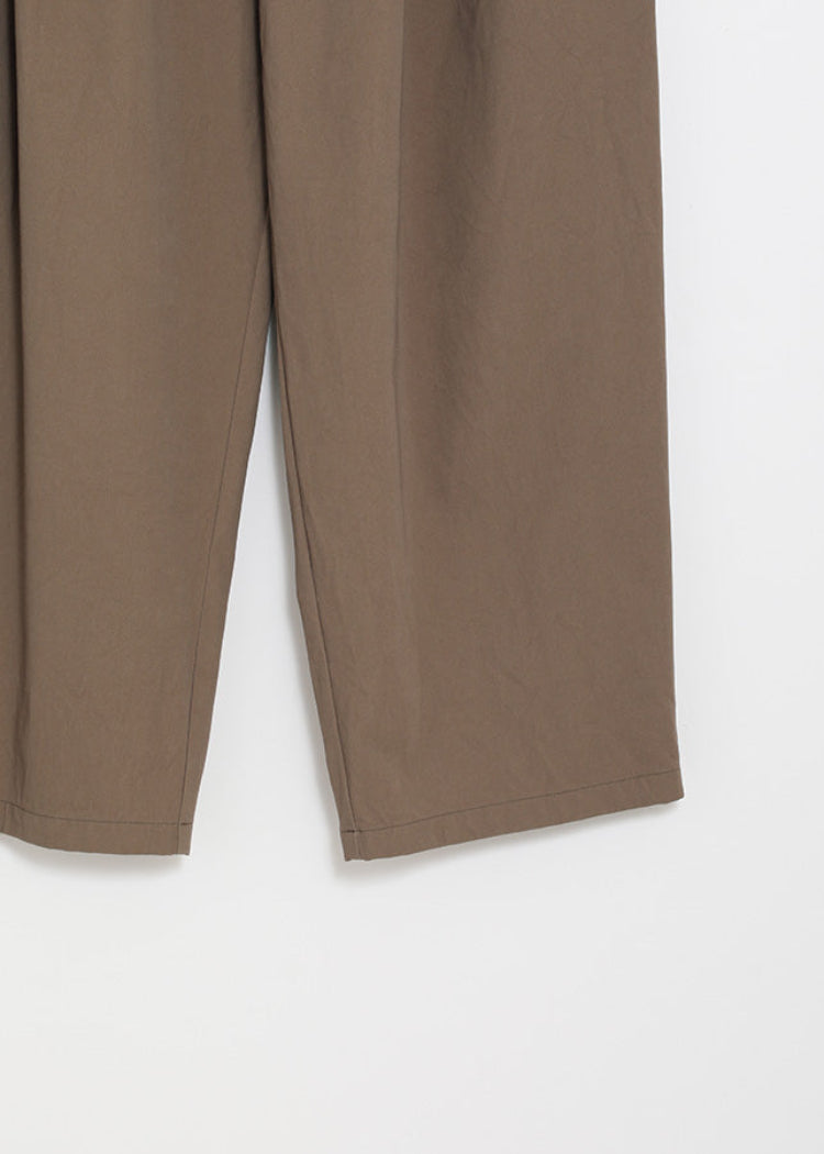 evamevaエヴァムエヴァ　cotton pants SIZE M Evam Eva | Cotton Tuck Wide Pants | Amber - The Phoenix