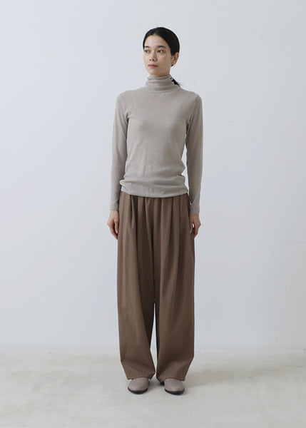 Evam Eva | Cotton Tuck Wide Pants