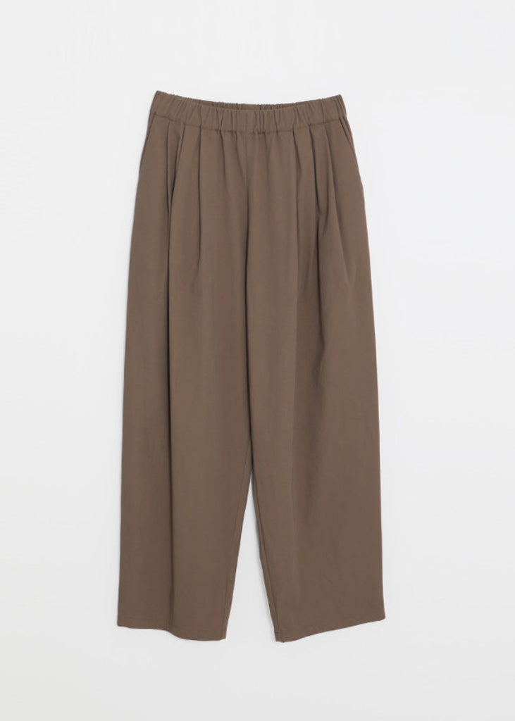 evamevaエヴァムエヴァ　cotton pants SIZE M Evam Eva | Cotton Tuck Wide Pants | Amber - The Phoenix