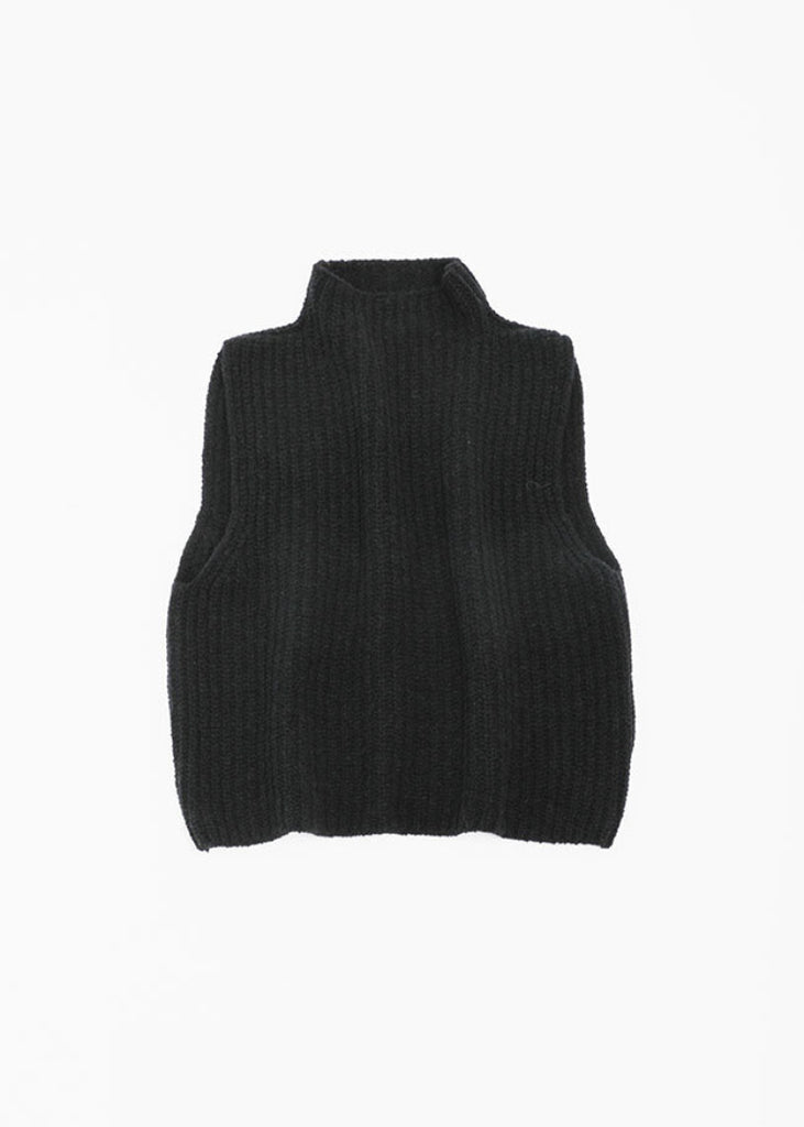 Evam Eva | Renew Wool Vest | Charcoal