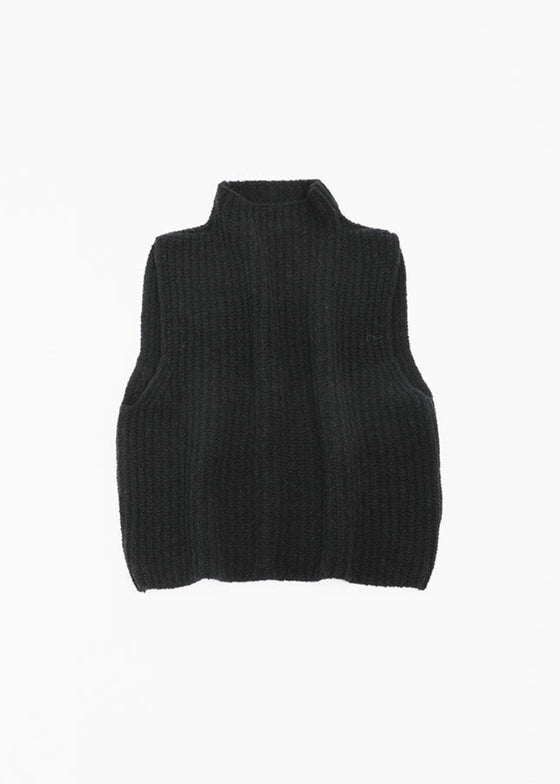 Evam Eva | Renew Wool Vest | Charcoal