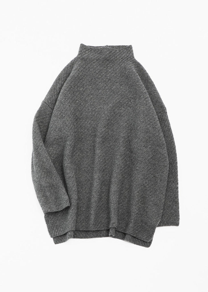Evam Eva | Wool Fox High Neck Sweater