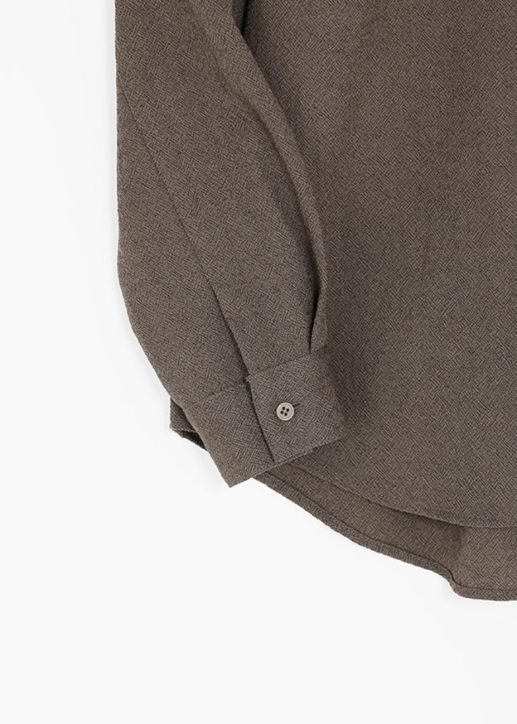 Evam Eva | Wool Shirt | Brown