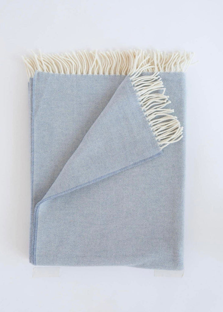 Evangeline | Lightweight Herringbone Throw | Dawn