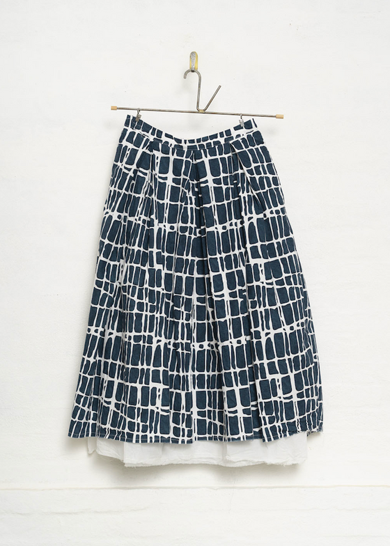 H+ Hannoh Wessel | Skirt Jesse | Blue Check