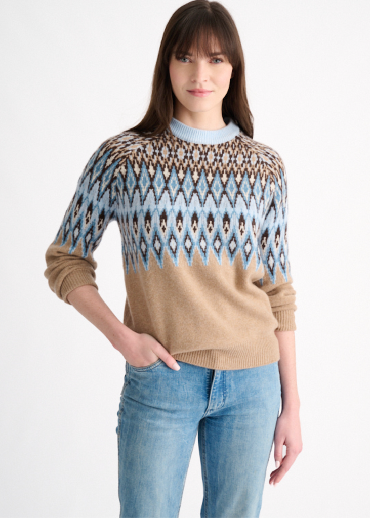 Kinross | Fairisle Crew | Scotch