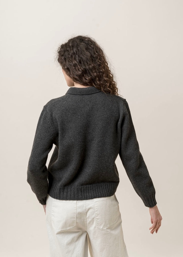 MJ Watson | Cardigan| Charcoal
