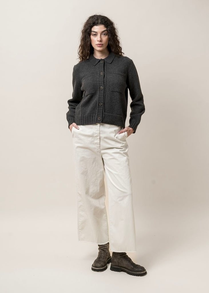 MJ Watson | Cardigan| Charcoal