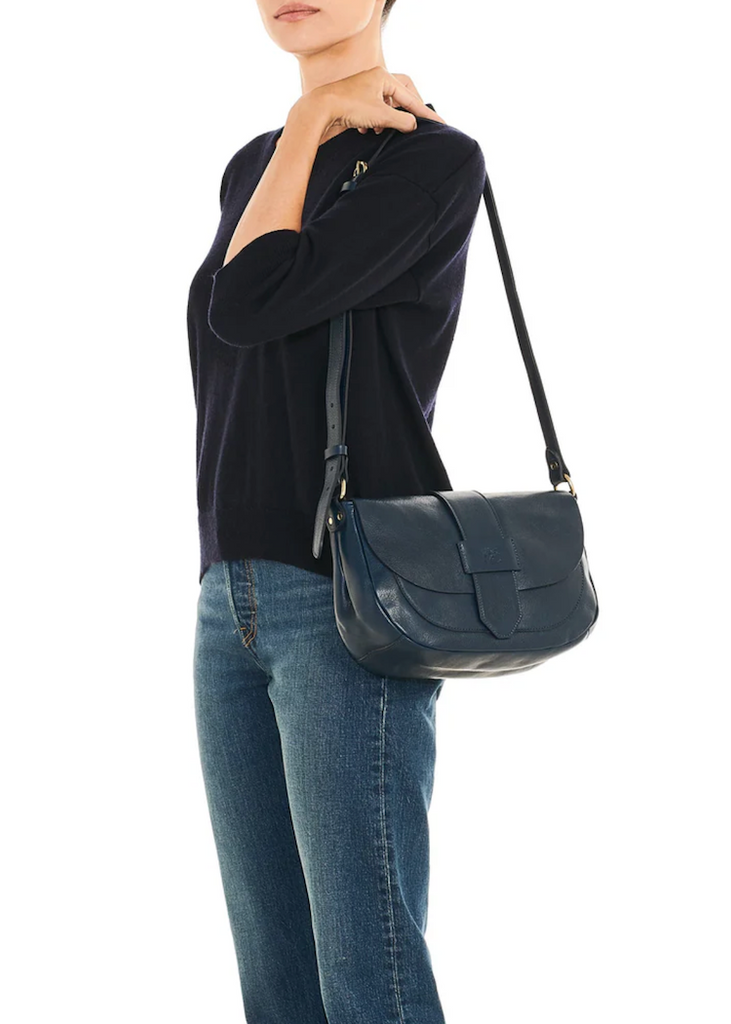 Fausta Medium Crossbody Bag | Blue