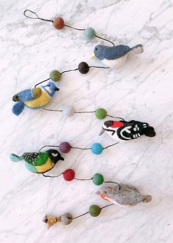 Felt Bird Garland