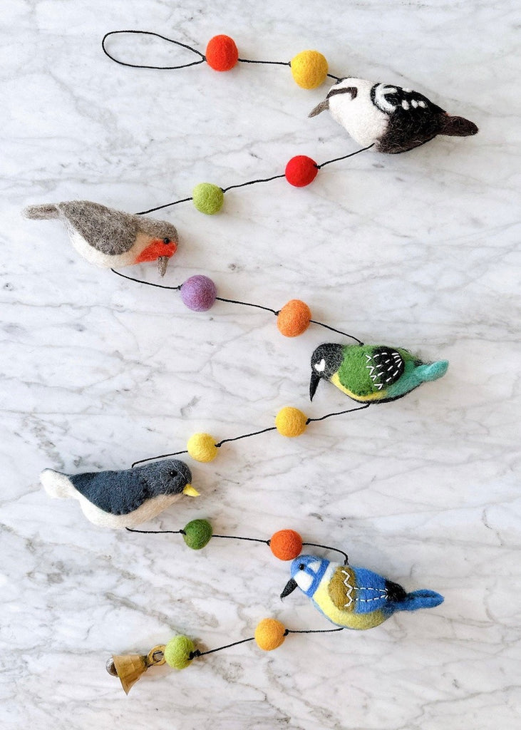 Felt Bird Garland