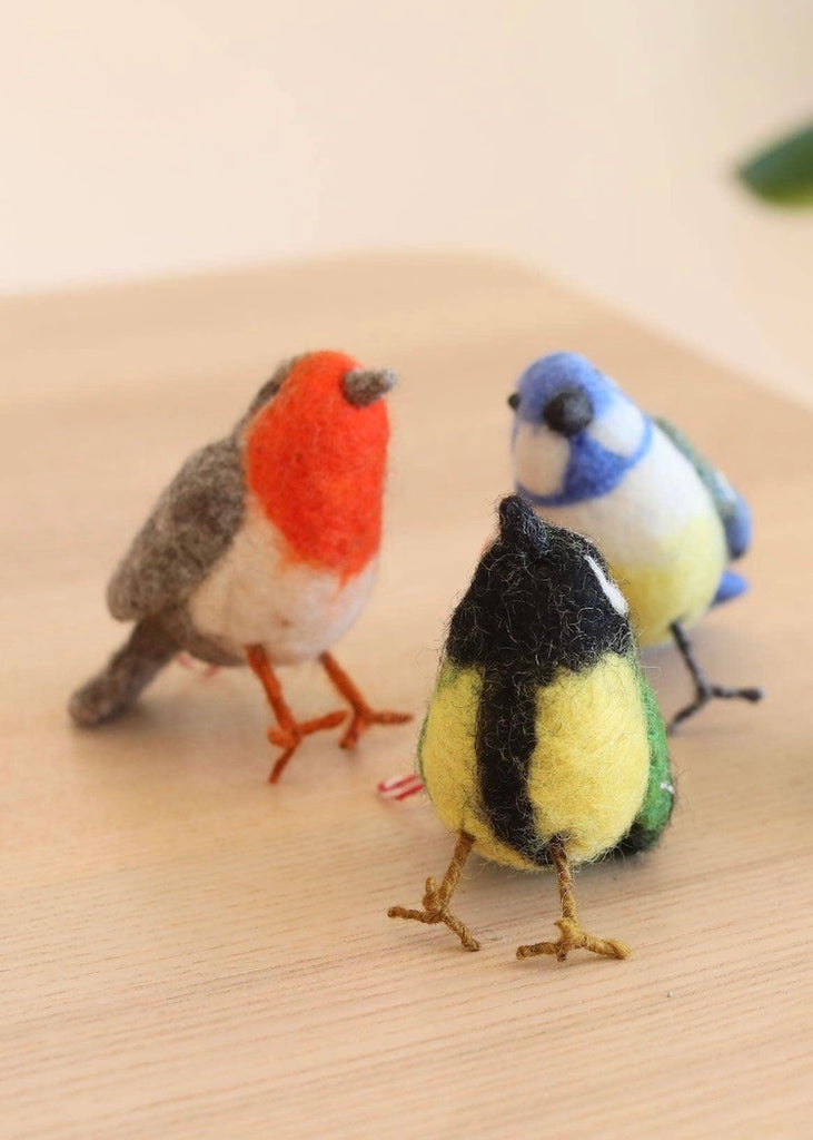 Felt Bird Ornament | Green Canary