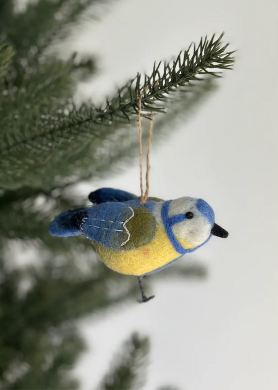 Felt Ornament | Blue Tit