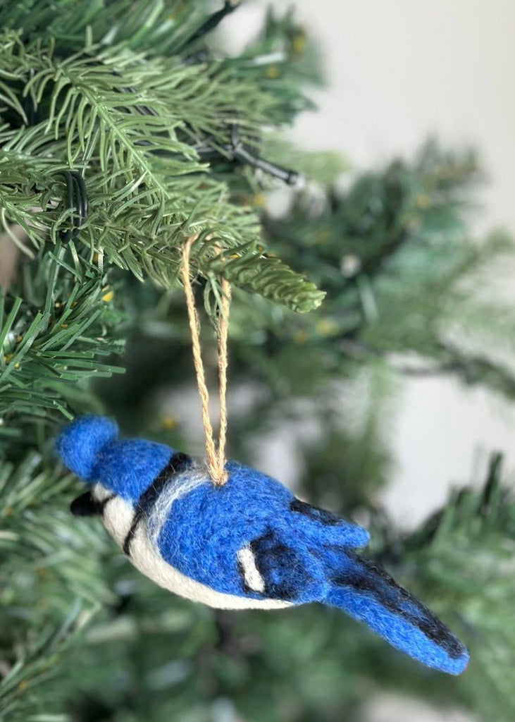 Felt Ornament | Blue Jay