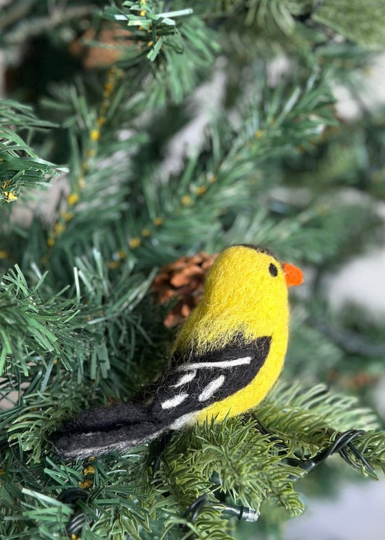 Felt Ornament | Goldfinch