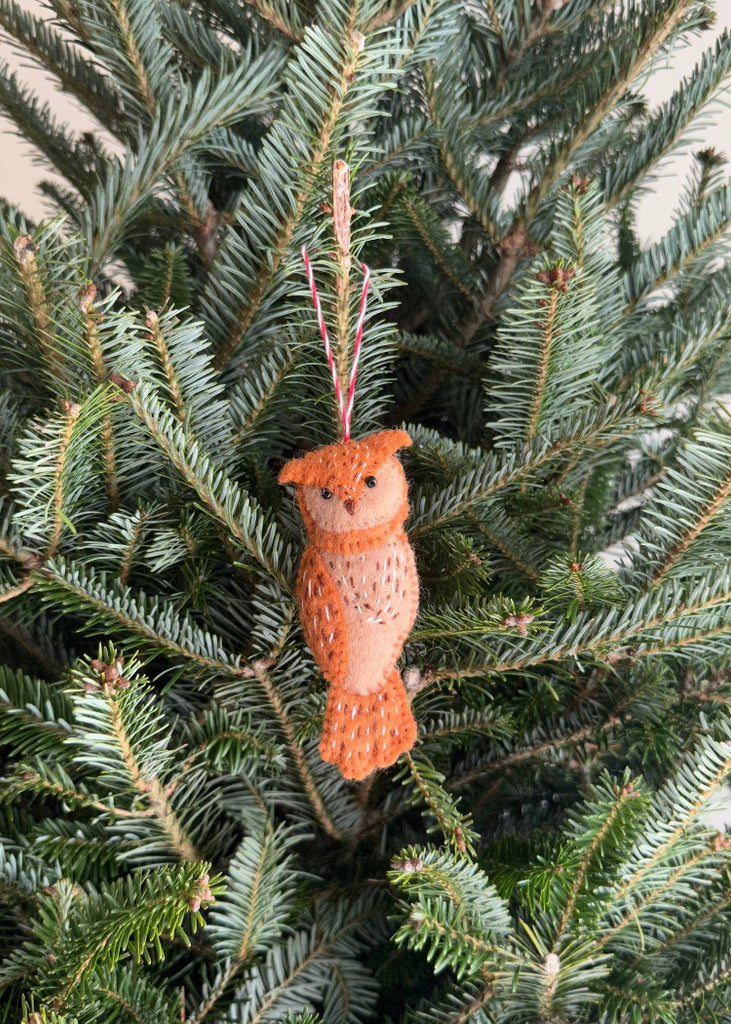 Felt Ornament | Owl Family