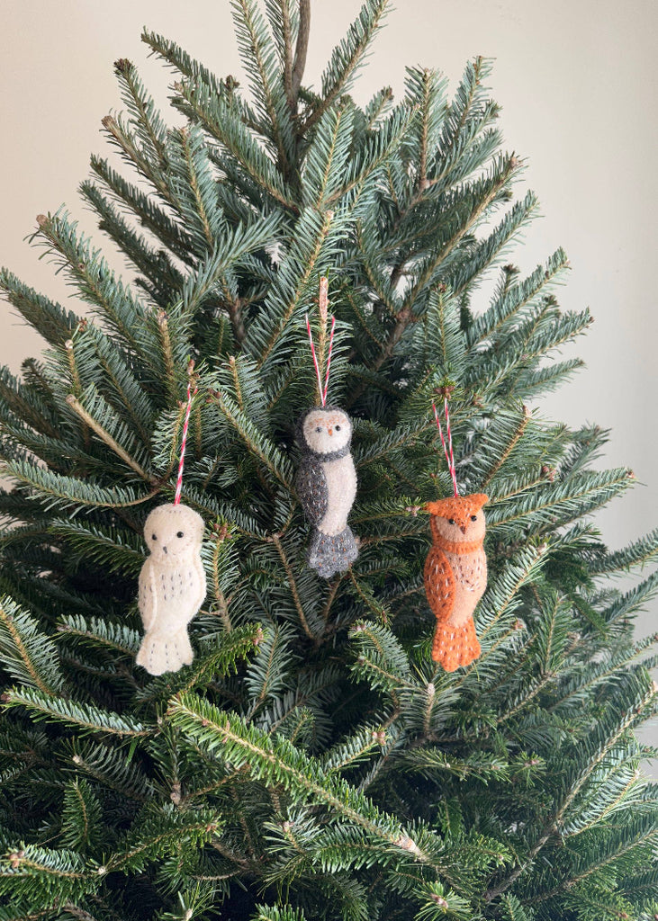 Felt Ornament | Owl Family