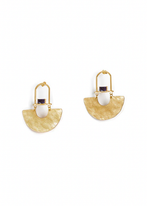 Hailey Gerrits | Flavia Earrings Iolite
