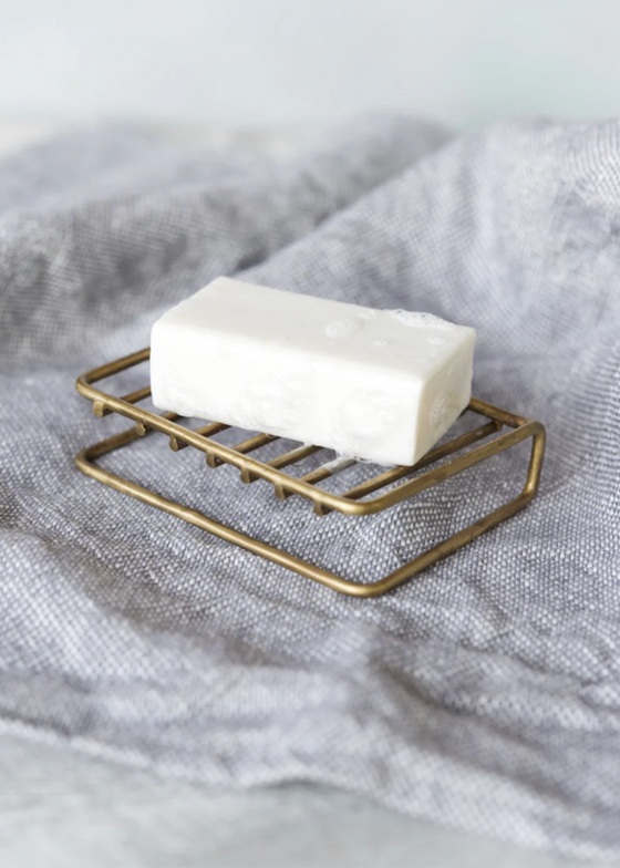 Fog Linen Work | Brass Soap Stand