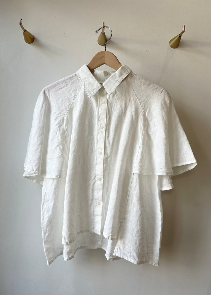 Fog Linen Work | Honoka Top | White