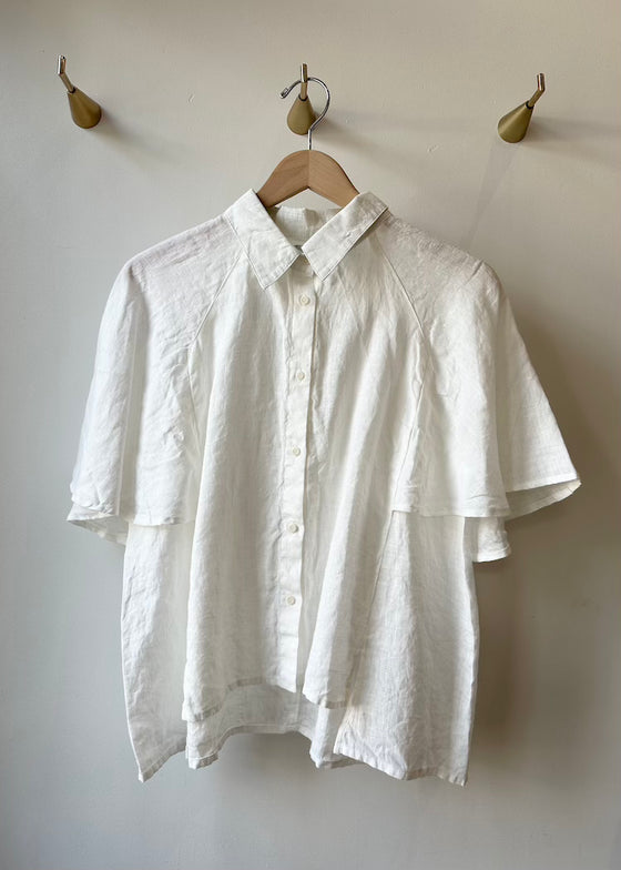 Fog Linen Work | Honoka Top | White