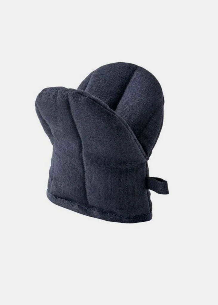 Fog Linen Work | Linen Oven Mitten Macadam