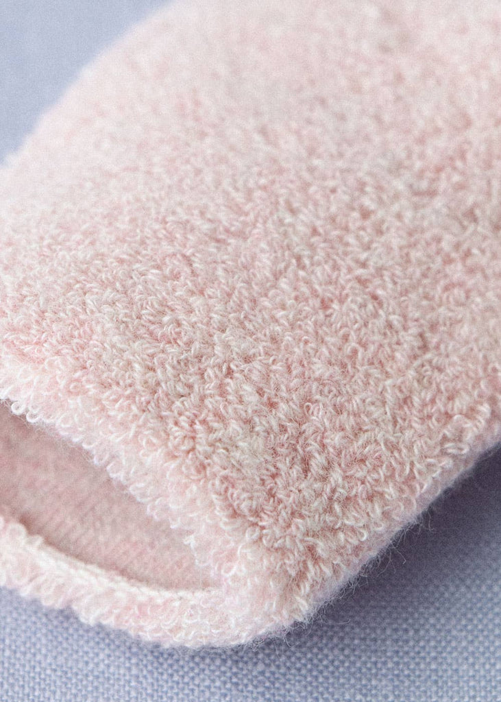 Fog Linen Work | Baby Pile Socks | Pink