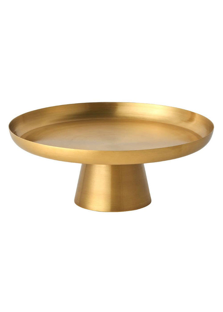 Fog Linen Work | Brass Cake Stand (M)