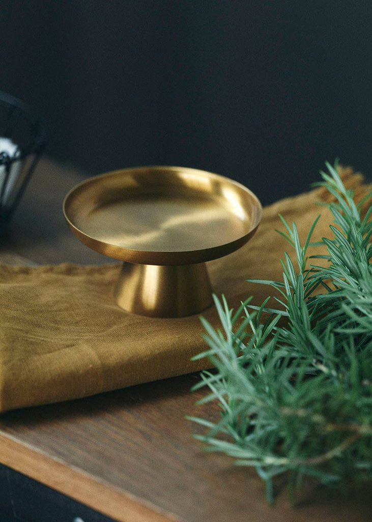 Fog Linen Work | Brass Cake Stand (SS)
