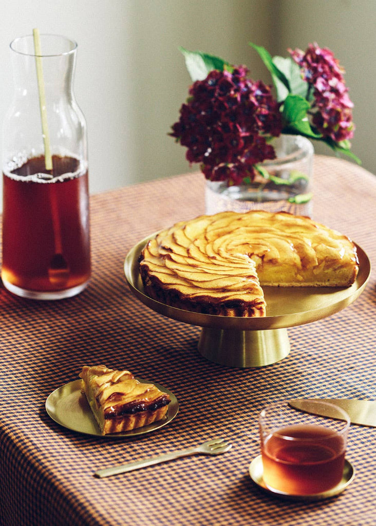 Fog Linen Work | Brass Cake Stand (S)