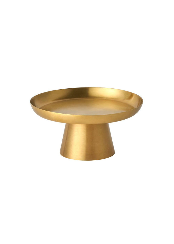 Fog Linen Work | Brass Cake Stand (S)