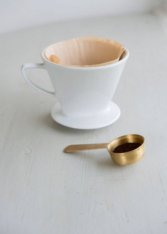 Fog Linen Work | Brass Coffee Measure Spoon
