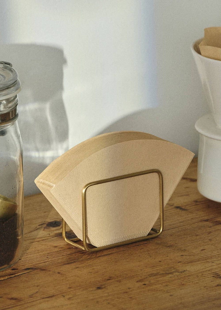 Fog Linen Work | Brass Paper Stand