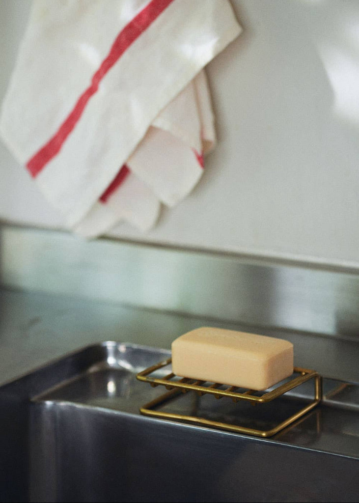 Fog Linen Work | Brass Soap Stand