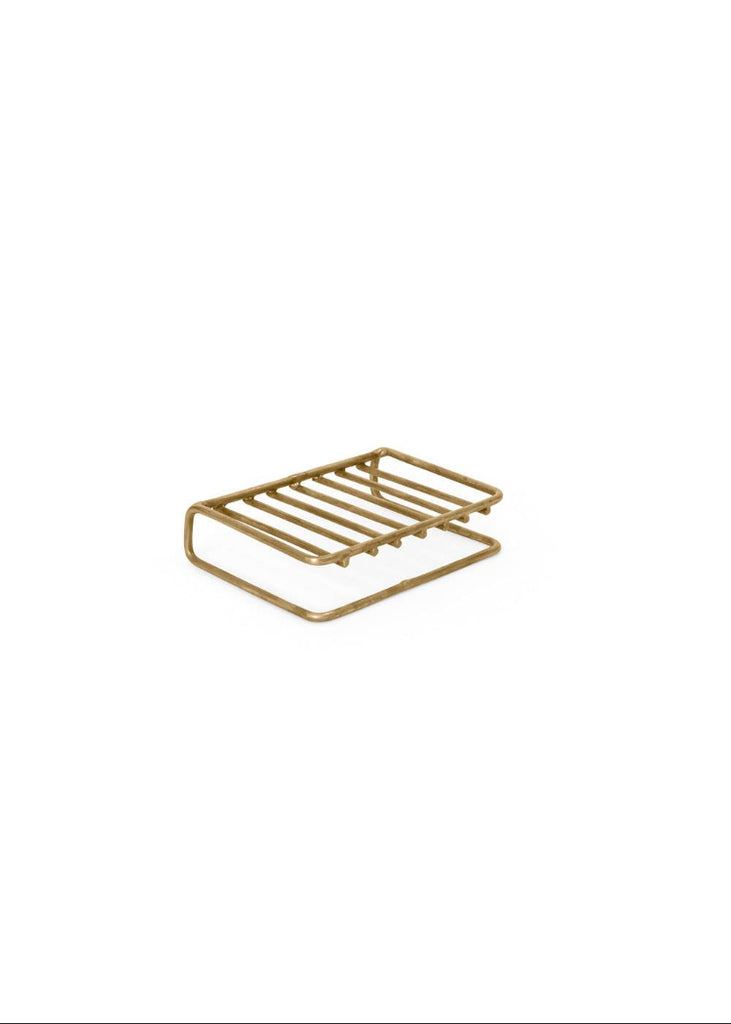 Fog Linen Work | Brass Soap Stand