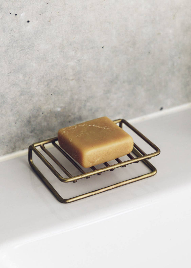 Fog Linen Work | Brass Soap Stand