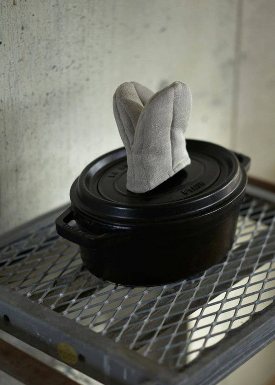 Fog Linen Work | Linen Oven Mitten | Natural