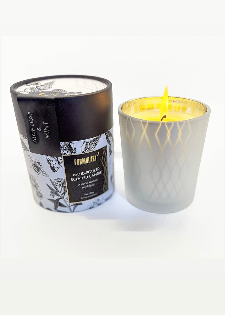 Formulary 55 | Aloe Leaf & Mint | Glow Candle