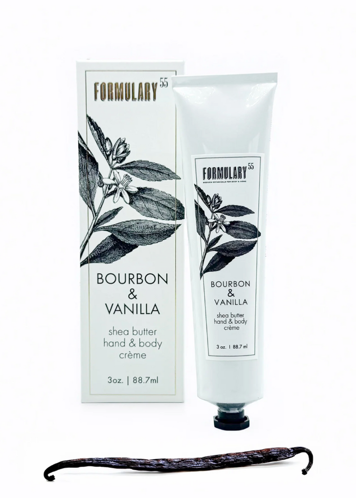Formulary 55 | Bourbon + Vanilla | Shea Butter Hand & Body Creme Tube