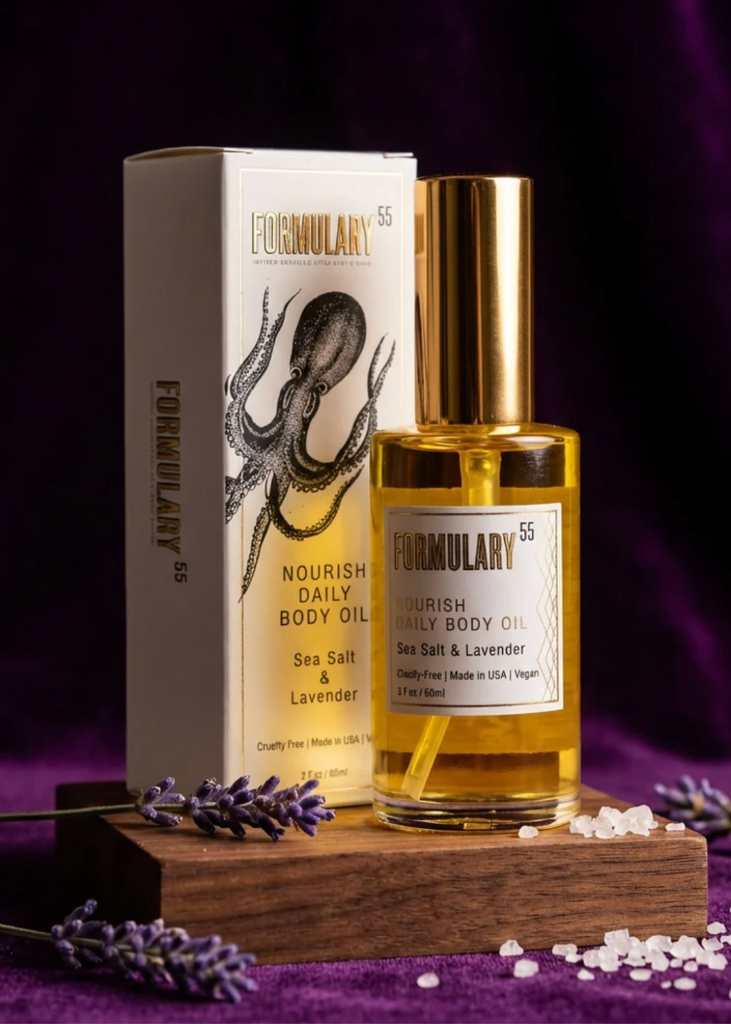 Formulary 55 | Sea Salt + Lavender | Nourish Daily Body Oil