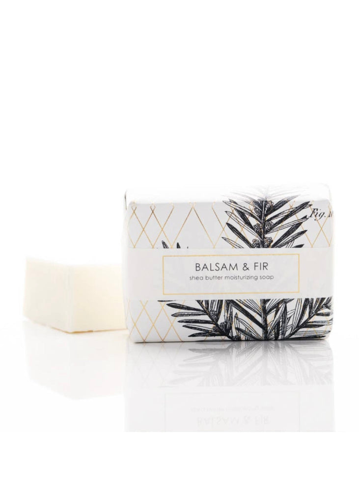 Formulary 55 | Balsam & Fir Shea Butter Soap in Goldleaf Design