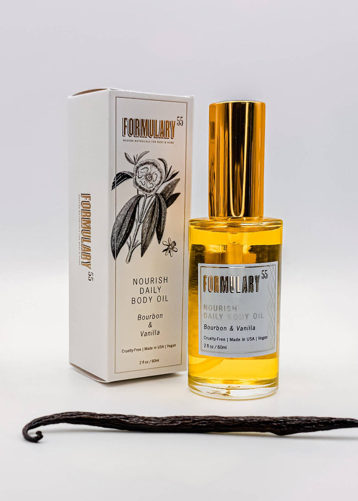 Formulary 55 | Bourbon & Vanilla | Nourish Daily Body Oil