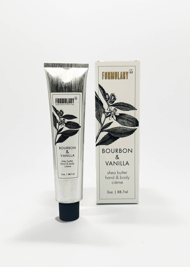 Formulary 55 | Bourbon + Vanilla | Shea Butter Hand & Body Creme Tube